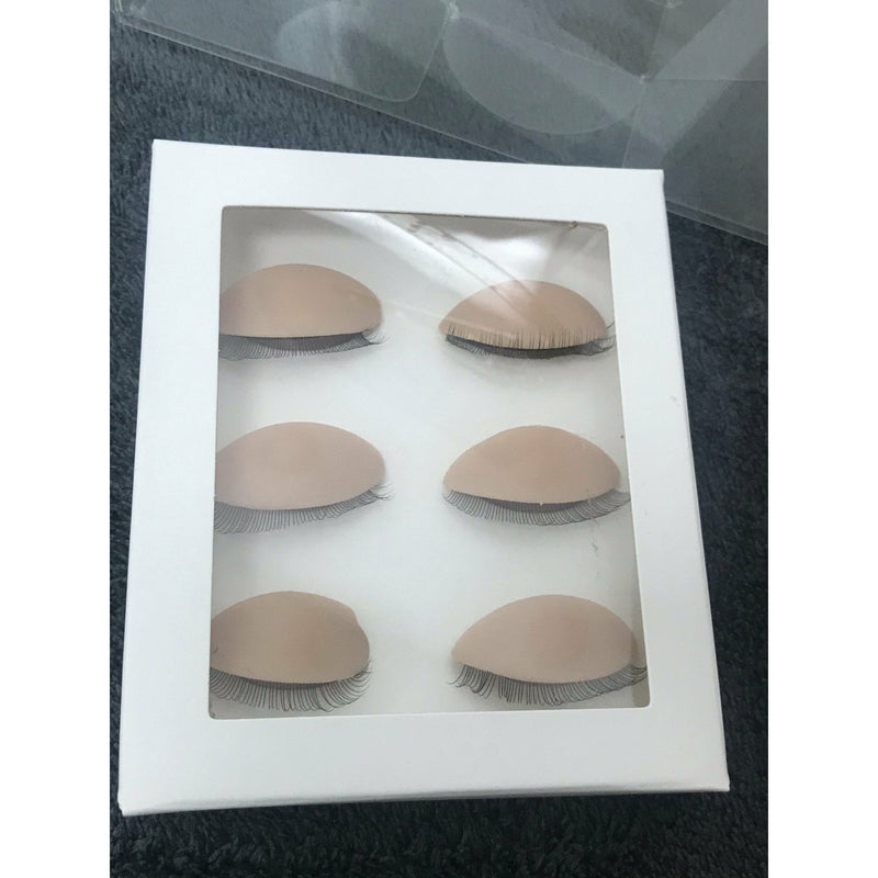 VIP Extensions New Eyelash Practice Mannequin with 3 sets of removable eyes. Salon Supplies