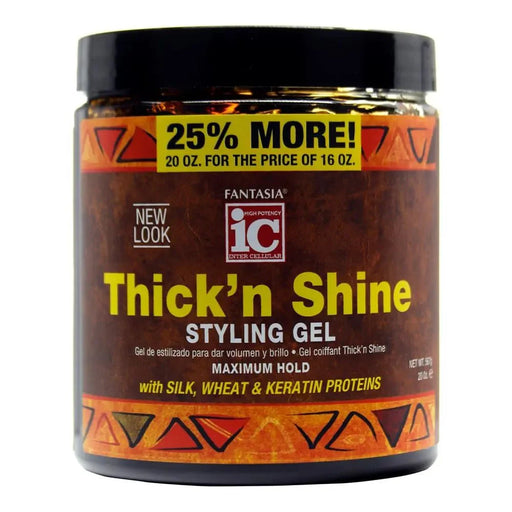 VIP Extensions NEW LOOK & SIZE THICK ‘N SHINE ‣ STYLING GEL 20 OZ Hair Care