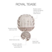 VIP Extensions NEW! ROYAL TEASE by Gabor GL14_22SS. SS Sandy Blonde Wig