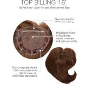 VIP Extensions NEW! TOP BILLING 18″ topper Hair Topper