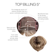 VIP Extensions NEW! TOP BILLING 5″ by Raquel Welch Hair Topper