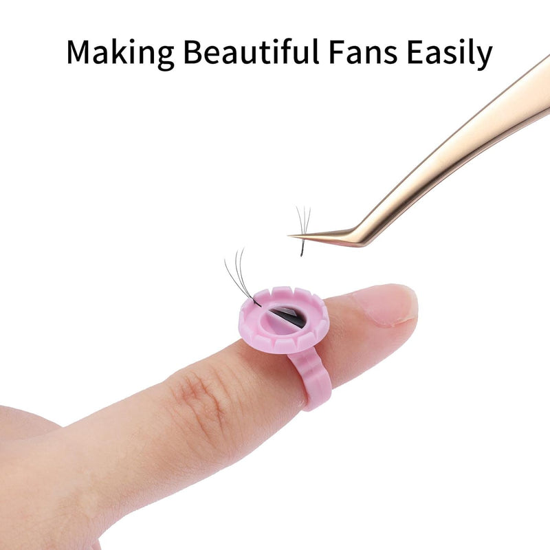 VIP Extensions New! VIP Glue Ring and Easy Fan Cup! Two in one! 100pcs bag accessories & tools