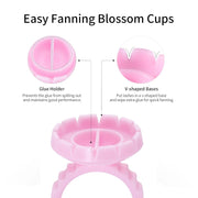 VIP Extensions New! VIP Glue Ring and Easy Fan Cup! Two in one! 100pcs bag accessories & tools