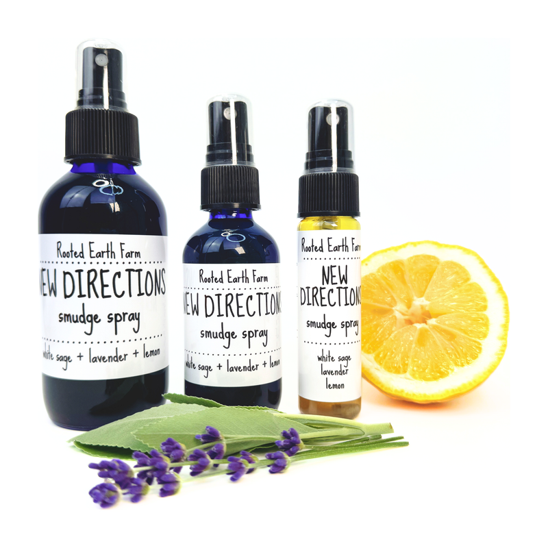 Rooted Earth Farm + Apothecary New Directions Smudge Spray Smudge Sprays