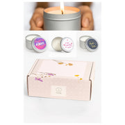 Lizush Trio of Tin Soy Candle - Scented with Bergamot and Lavender Essential oils