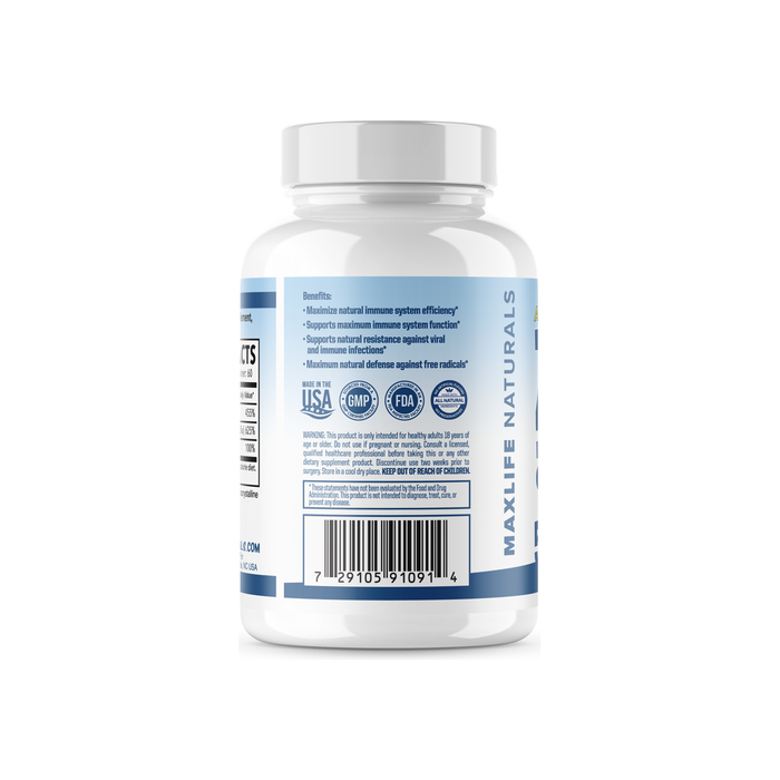 ZINC + Immune Health Support - Enhanced with Vitamin D3 and K2