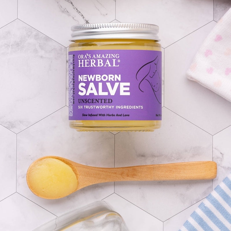 Ora's Amazing Herbal Newborn Salve, Calendula Ointment For Babies
