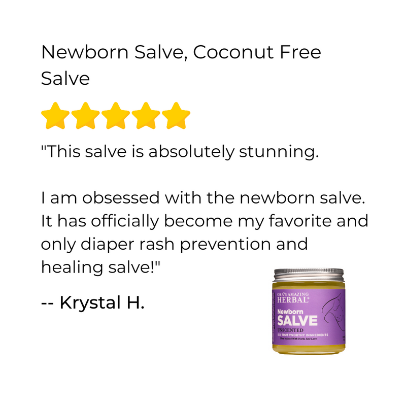 Ora's Amazing Herbal Newborn Salve, Calendula Ointment For Babies