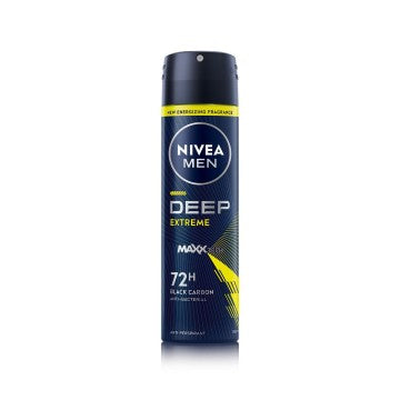 Nivea NIVEA MEN Deep Sport MaxxTech 72h Antiperspirant Spray, 150ml Deodorant & Anti-Perspirant