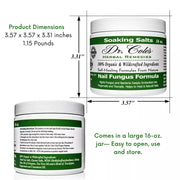 COLEHERBALS 13 - Dr. Cole's Organic Nail Fungus Salts Formula Herbal