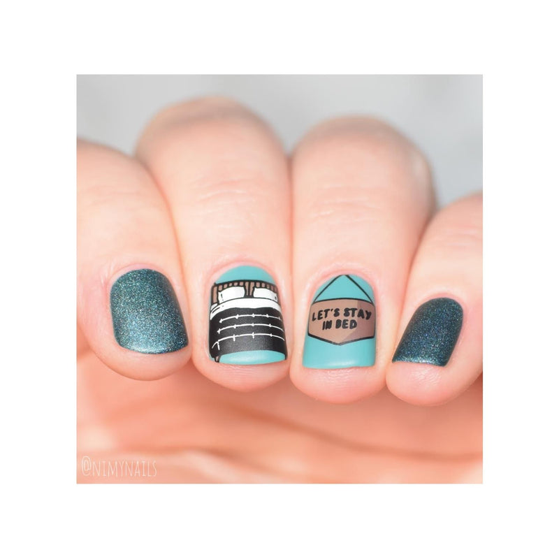 UberChic Beauty Cozy At Home Stamping Plate