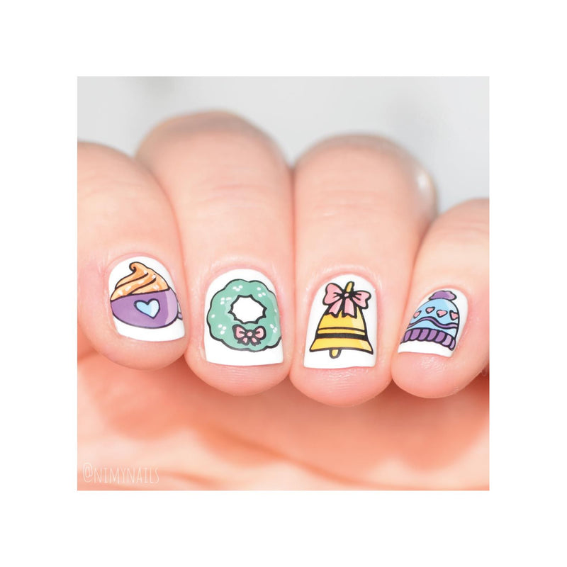 UberChic Beauty Merry & Bright Stamping Plate