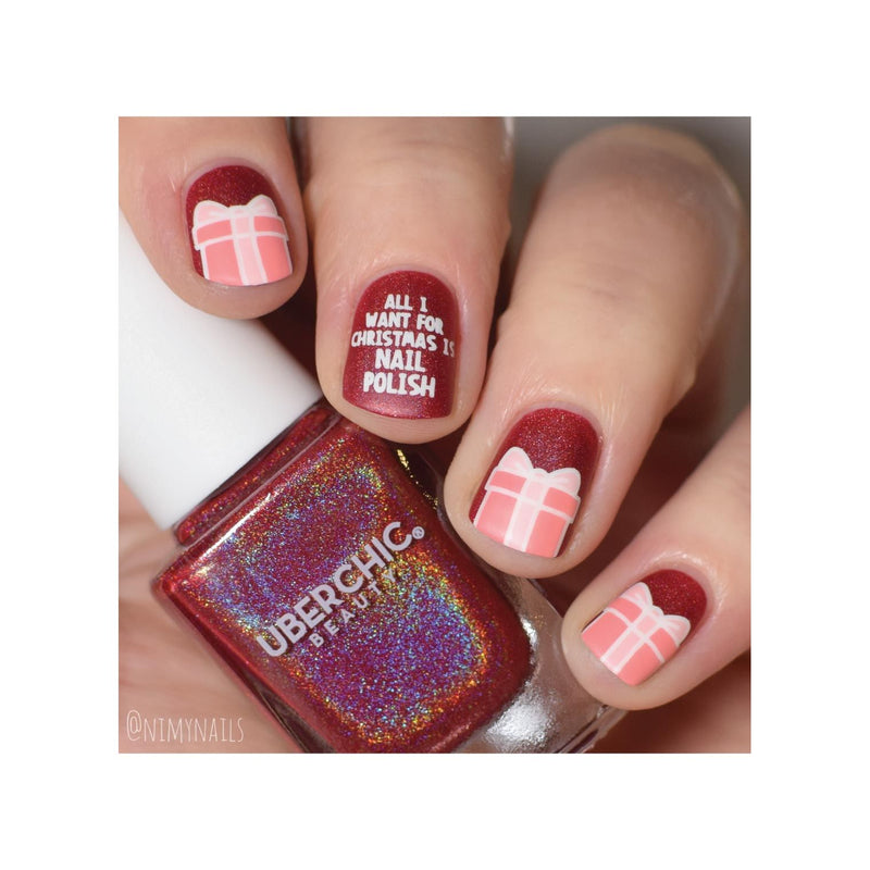 UberChic Beauty Merry & Bright Stamping Plate