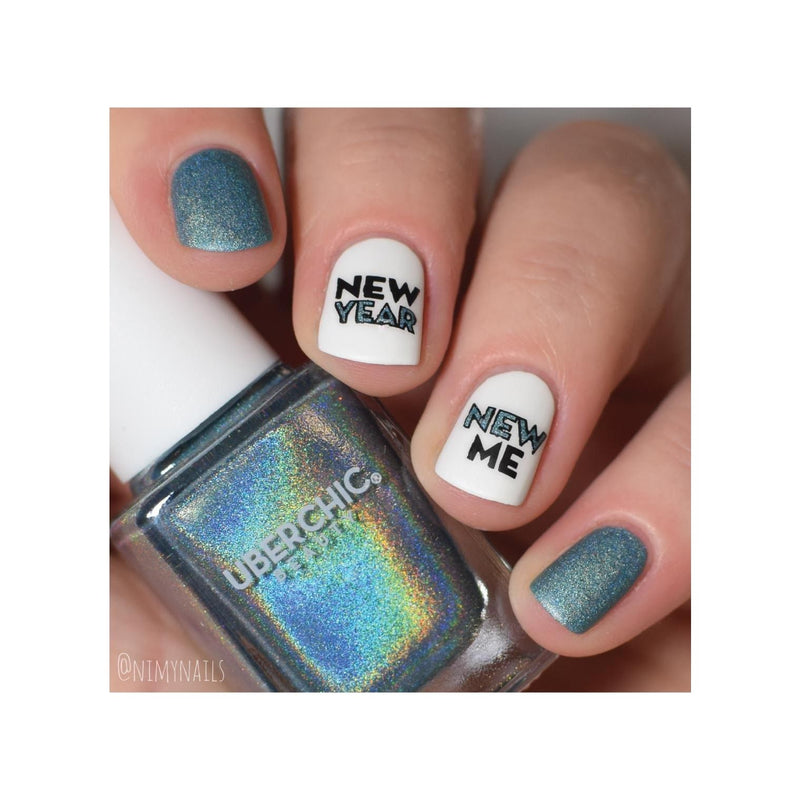 UberChic Beauty New Year New Digits Stamping Plate