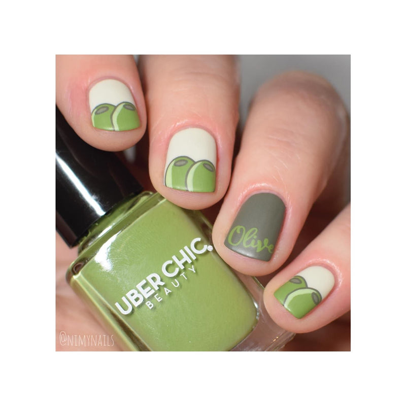 UberChic Beauty Olive The Things Stamping Plate