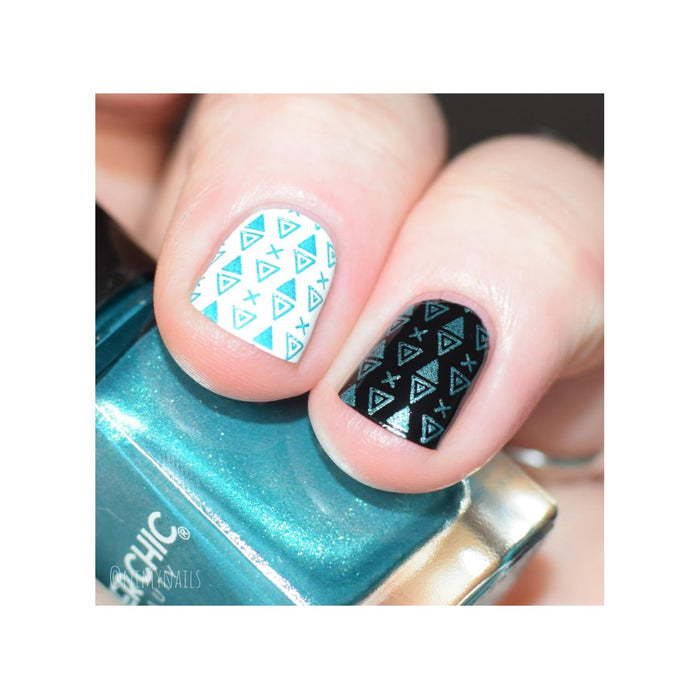 Uberchic Beauty Dance Teal Dawn   Stamping Polish