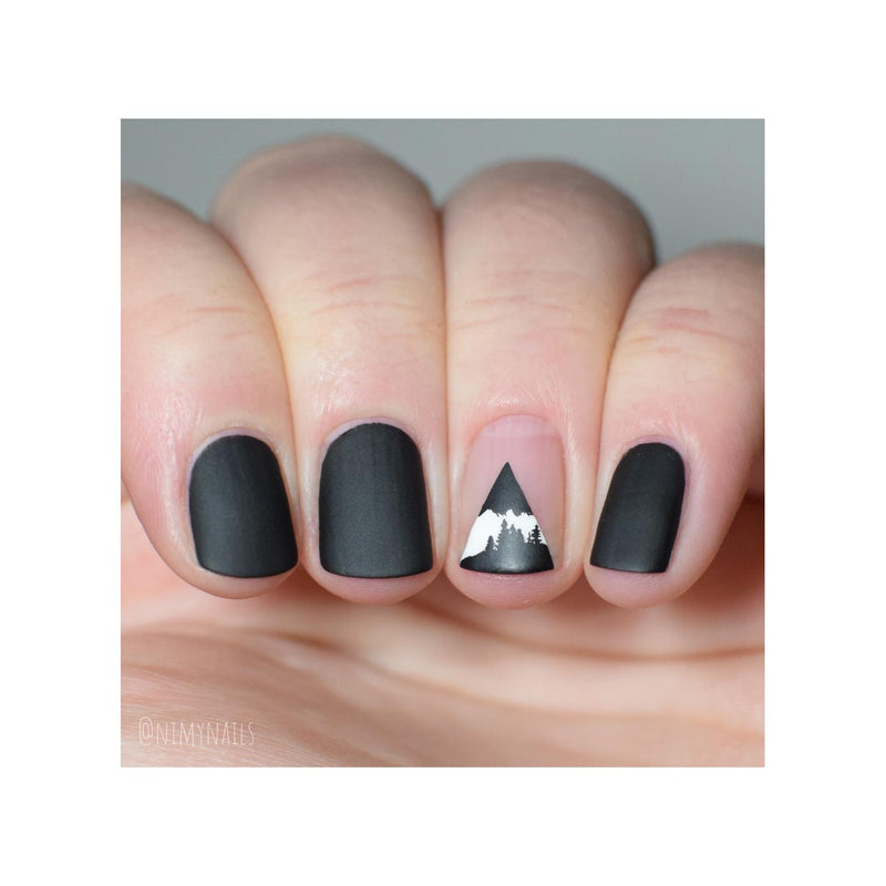 UberChic Beauty Modern Mountainscapes Stamping Plate