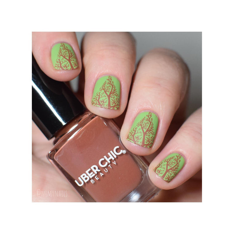 UberChic Beauty Modern Mountainscapes Stamping Plate