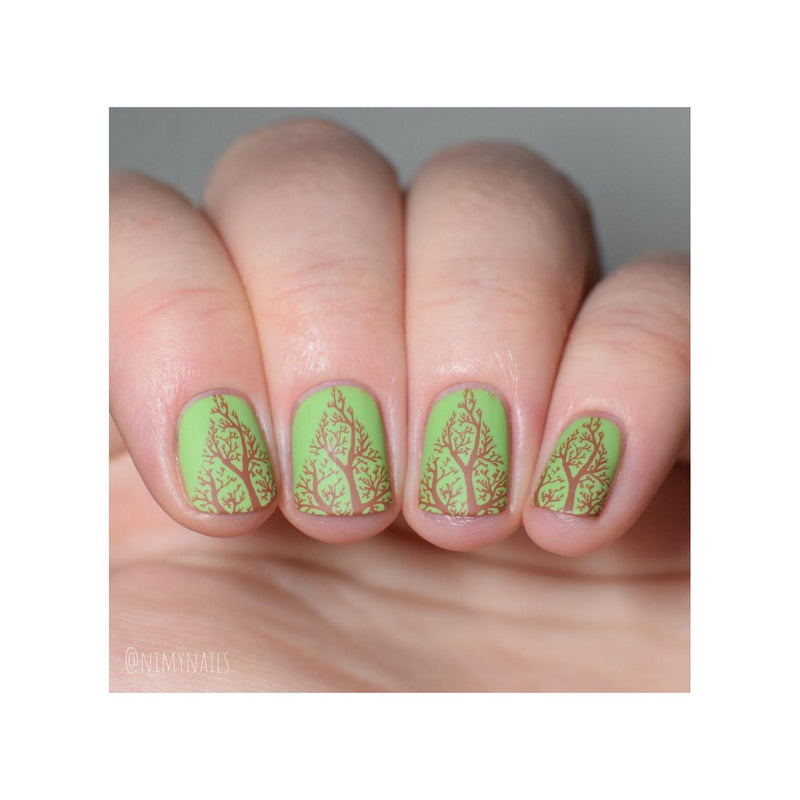 UberChic Beauty Modern Mountainscapes Stamping Plate