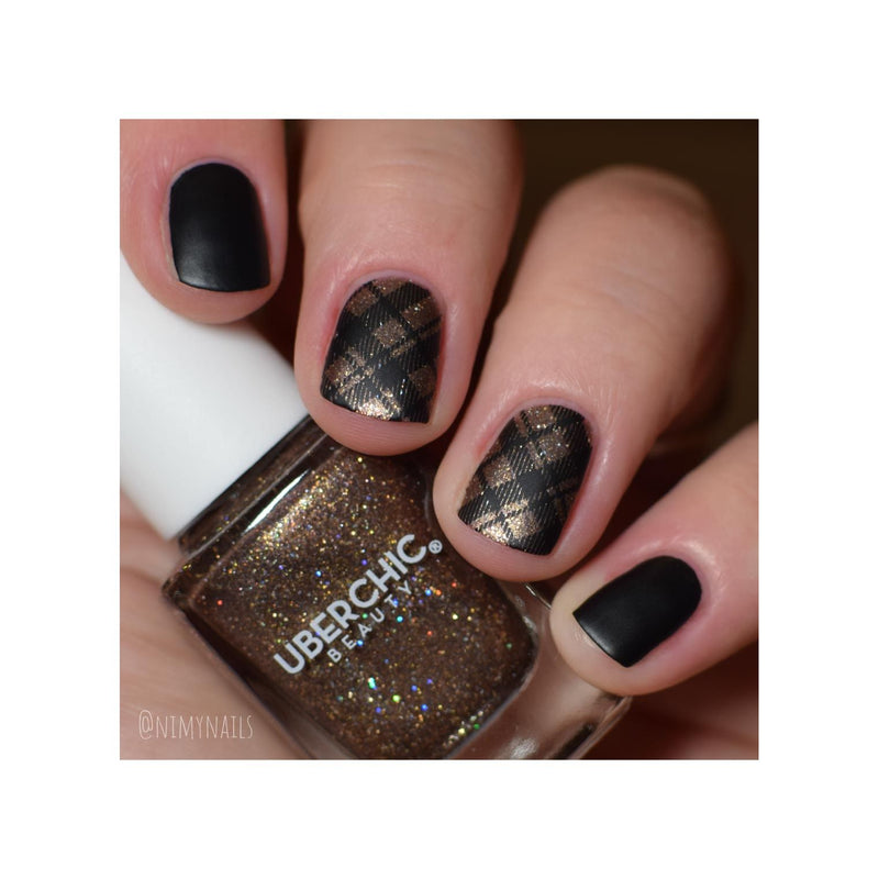 UberChic Beauty Pretty In Plaid-04 Stamping Plate