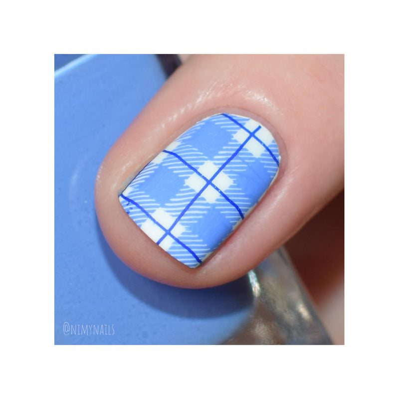 UberChic Beauty Pretty In Plaid-04 Stamping Plate