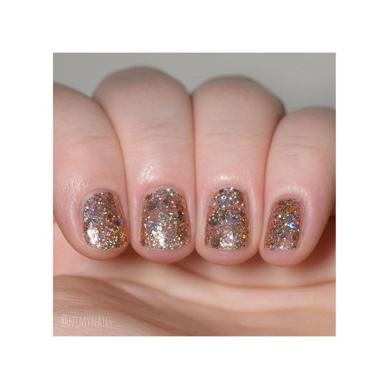 UberChic Beauty 24K Chic - Holographic Polish Regular Polish