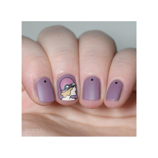 UberChic Beauty Art Deco Meets Art Nouveau Elements Stamping Plate