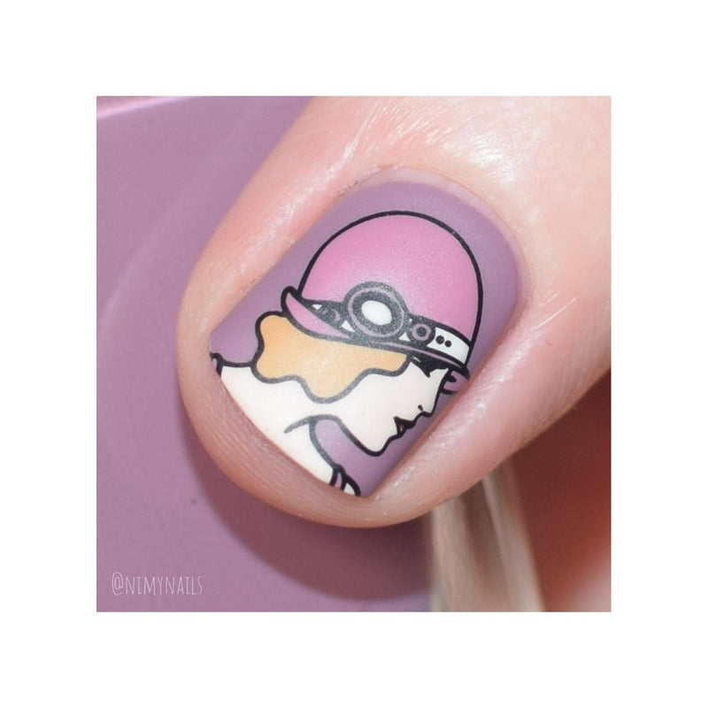 UberChic Beauty Art Deco Meets Art Nouveau Elements Stamping Plate