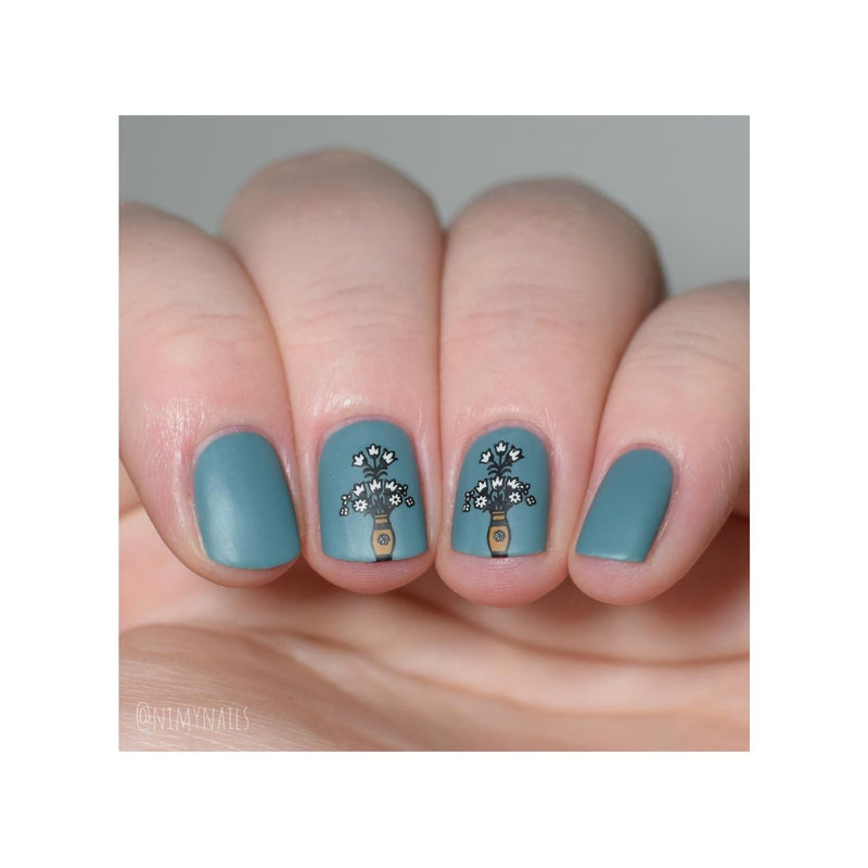 UberChic Beauty Art Deco Meets Art Nouveau Elements Stamping Plate