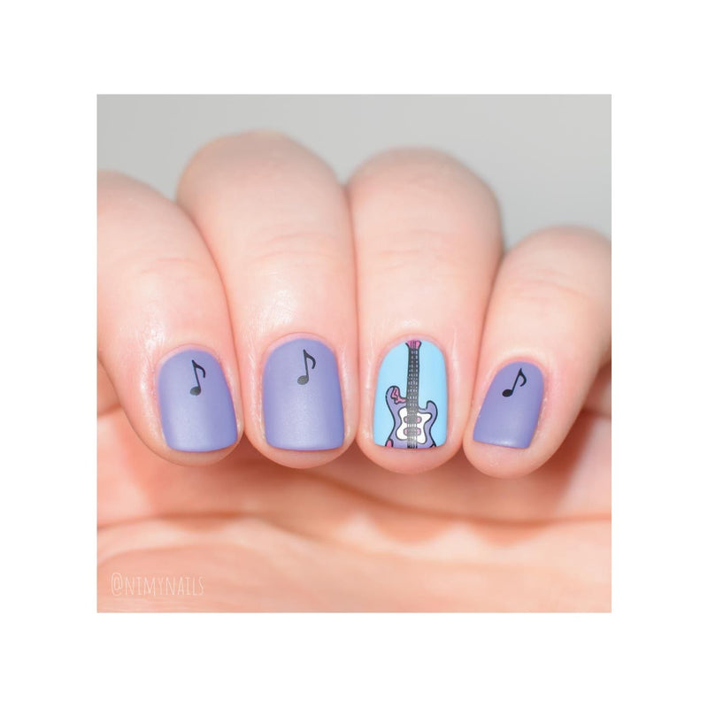 UberChic Beauty Let's Rock Stamping Plate