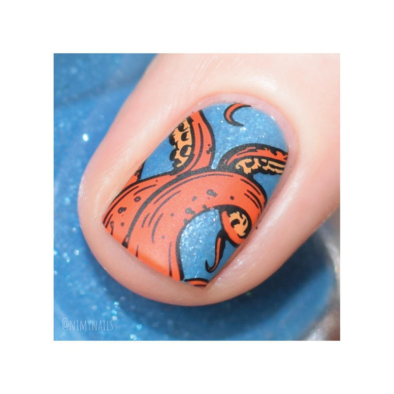 UberChic Beauty Mermaid Life-02 Stamping Plate