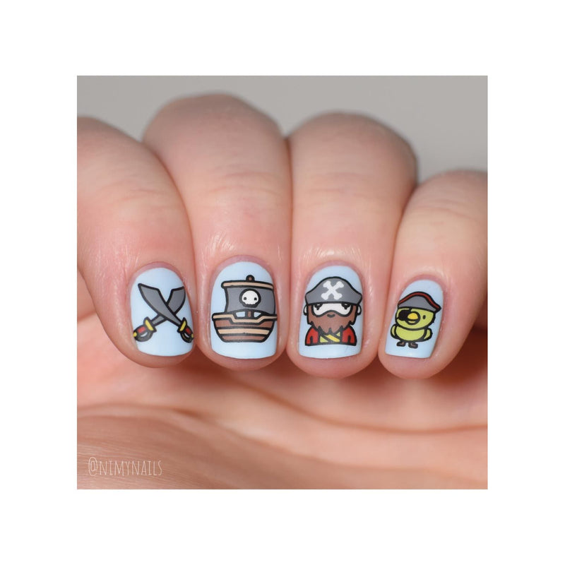 UberChic Beauty Mermaid Life-02 Stamping Plate