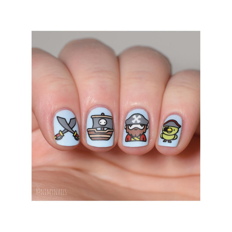 UberChic Beauty Mermaid Life-02 Stamping Plate