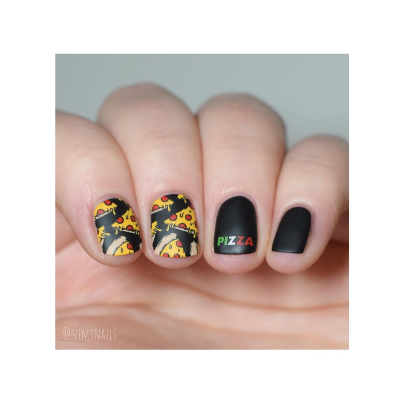 UberChic Beauty Pizza My Heart Stamping Plate