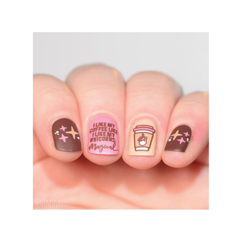 UberChic Beauty Unicorn Love-02 Stamping Plate