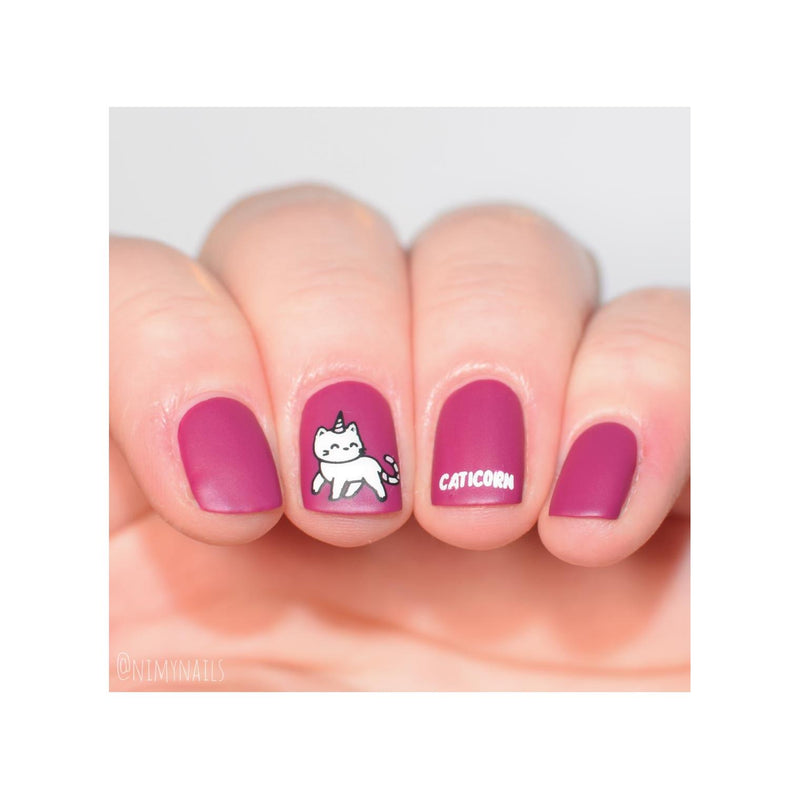 UberChic Beauty Unicorn Love-02 Stamping Plate