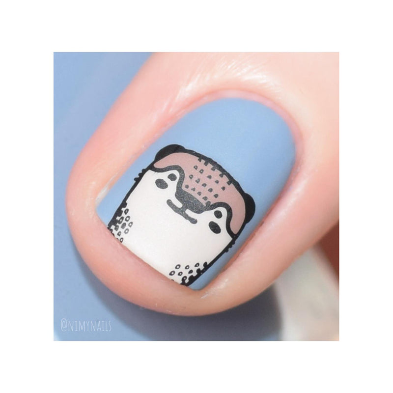 UberChic Beauty Woodland Chic-02 Stamping Plate