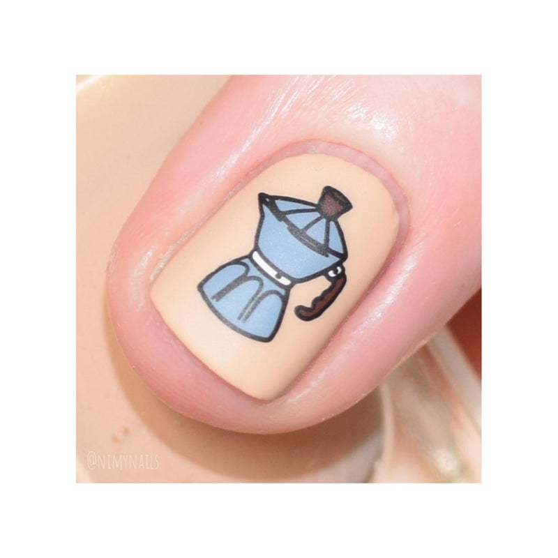 UberChic Beauty Better With Coffee Stamping Plate