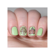 UberChic Beauty Better With Coffee Stamping Plate