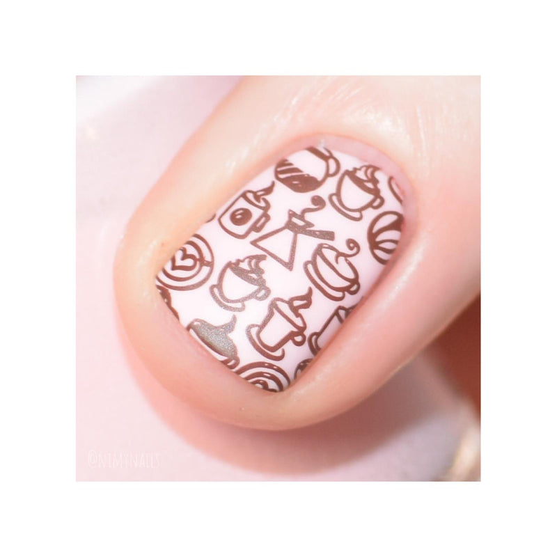 UberChic Beauty Better With Coffee Stamping Plate