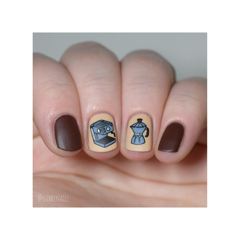 UberChic Beauty Better With Coffee Stamping Plate