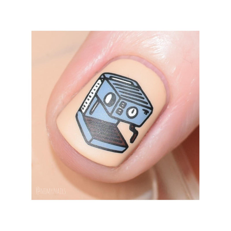 UberChic Beauty Better With Coffee Stamping Plate