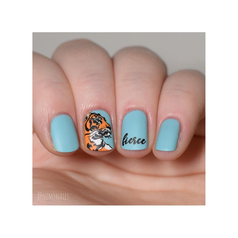 UberChic Beauty Wild & Fierce: Big Cats Stamping Plate