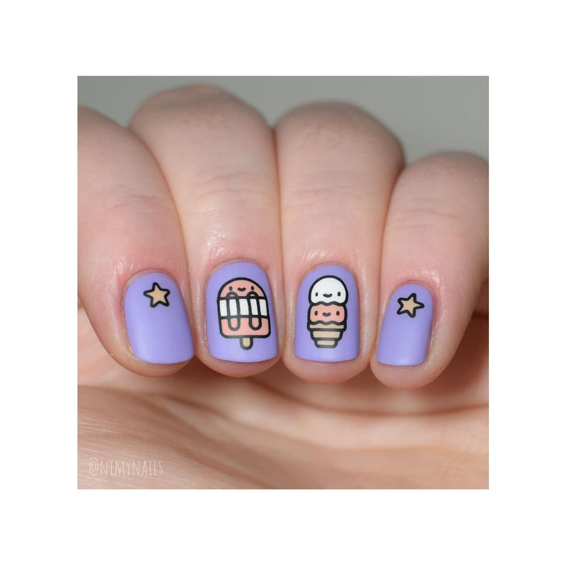 UberChic Beauty Fourth of July Kawaii Stamping Plate