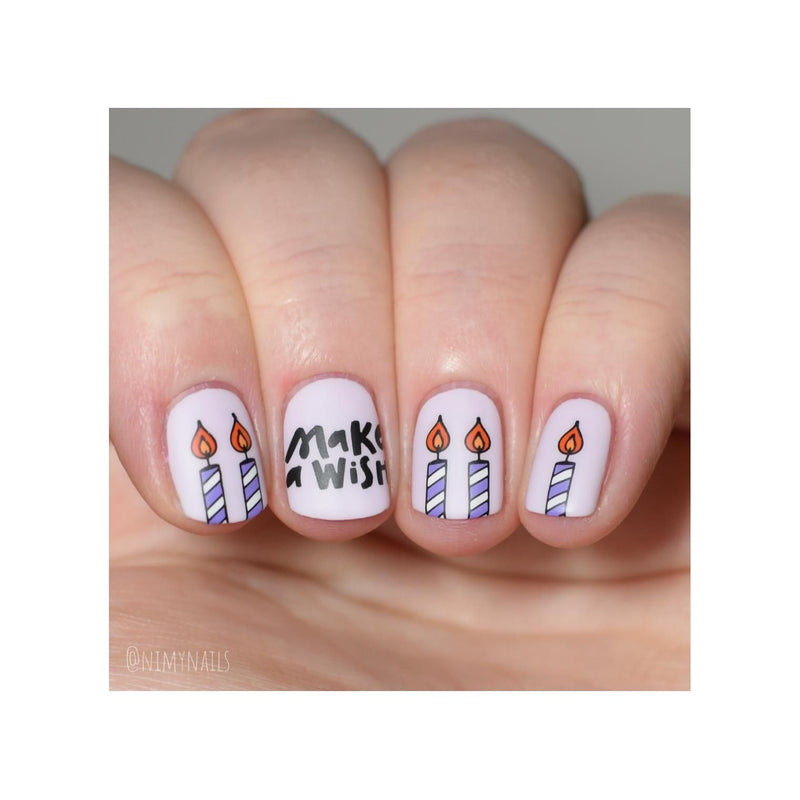 UberChic Beauty Happy Birthday Stamping Plate