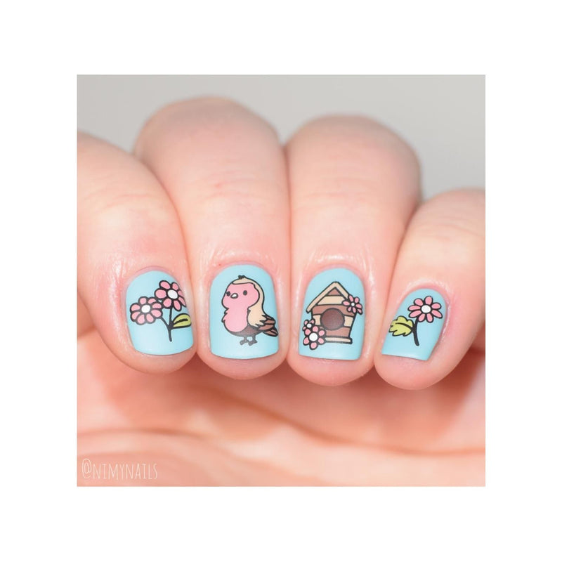 UberChic Beauty Hello Spring Stamping Plate