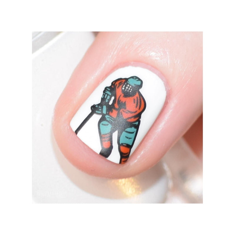 UberChic Beauty Hockey is Life Stamping Plate