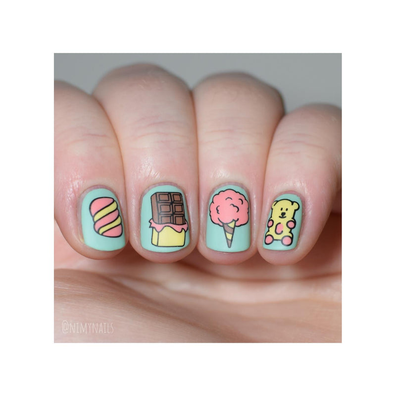 UberChic Beauty I Want Candy Stamping Plate