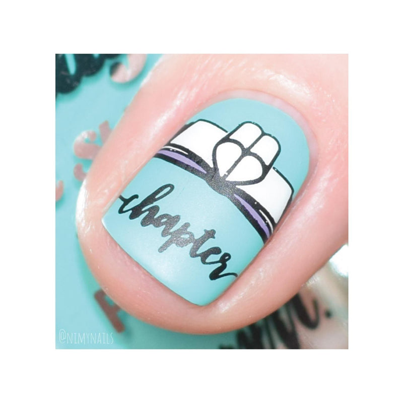 UberChic Beauty Just One More Chapter Stamping Plate