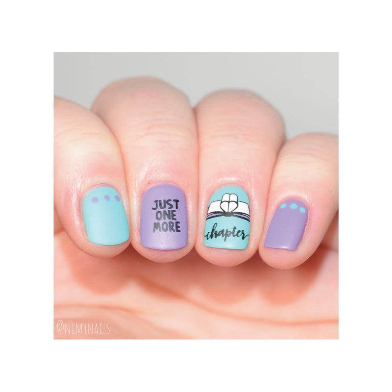 UberChic Beauty Just One More Chapter Stamping Plate